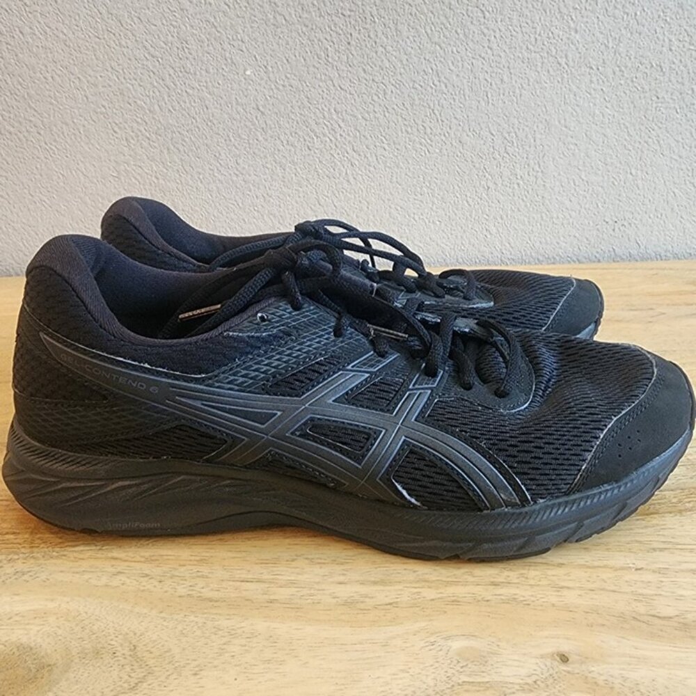 Asics Gel-Contend 6 Shoes Mens Size 10.5 Running AmpliFoam Comfort Sneakers